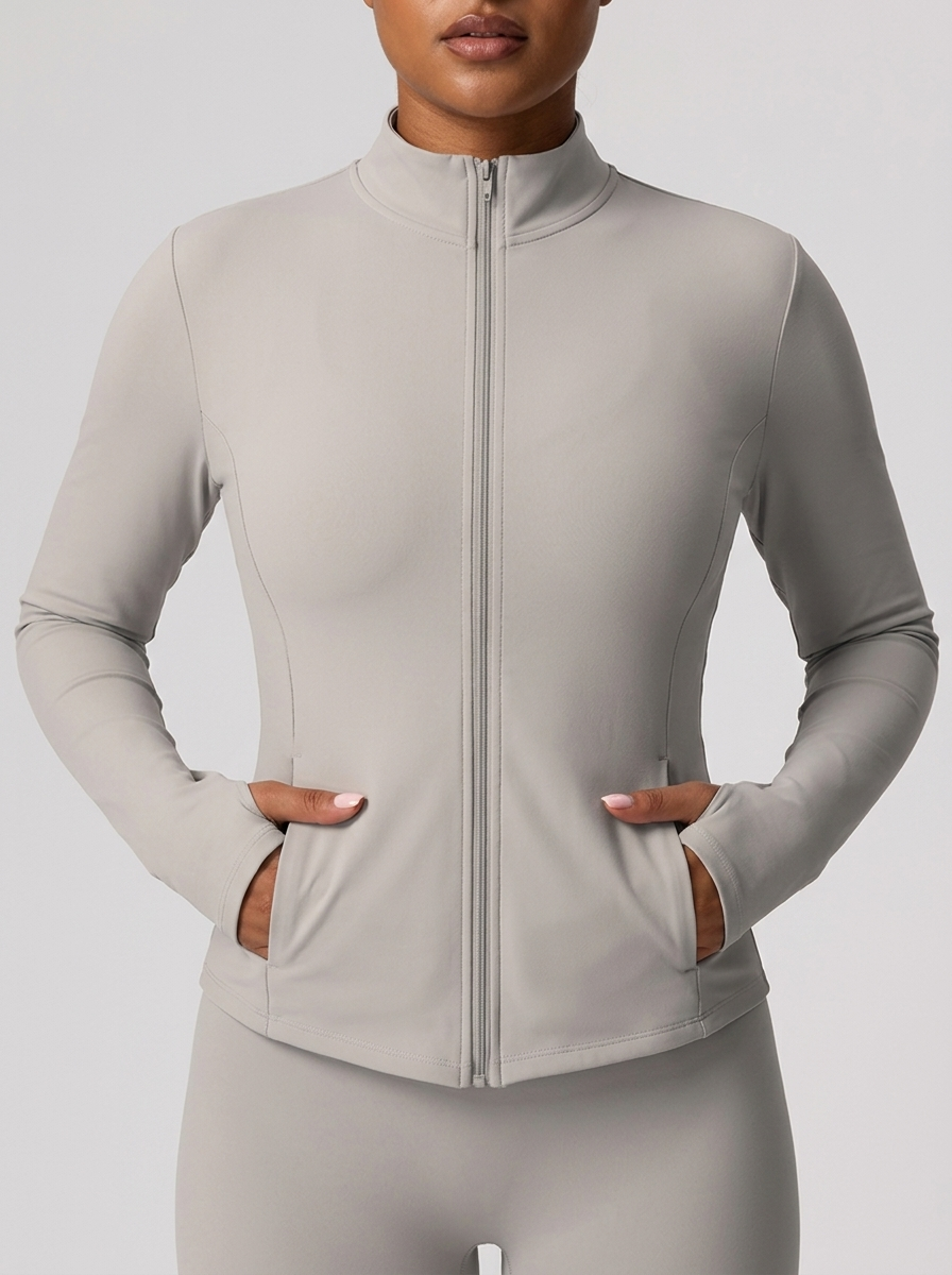 Dejomi Storm Cocoon Fleece Jack - Gray