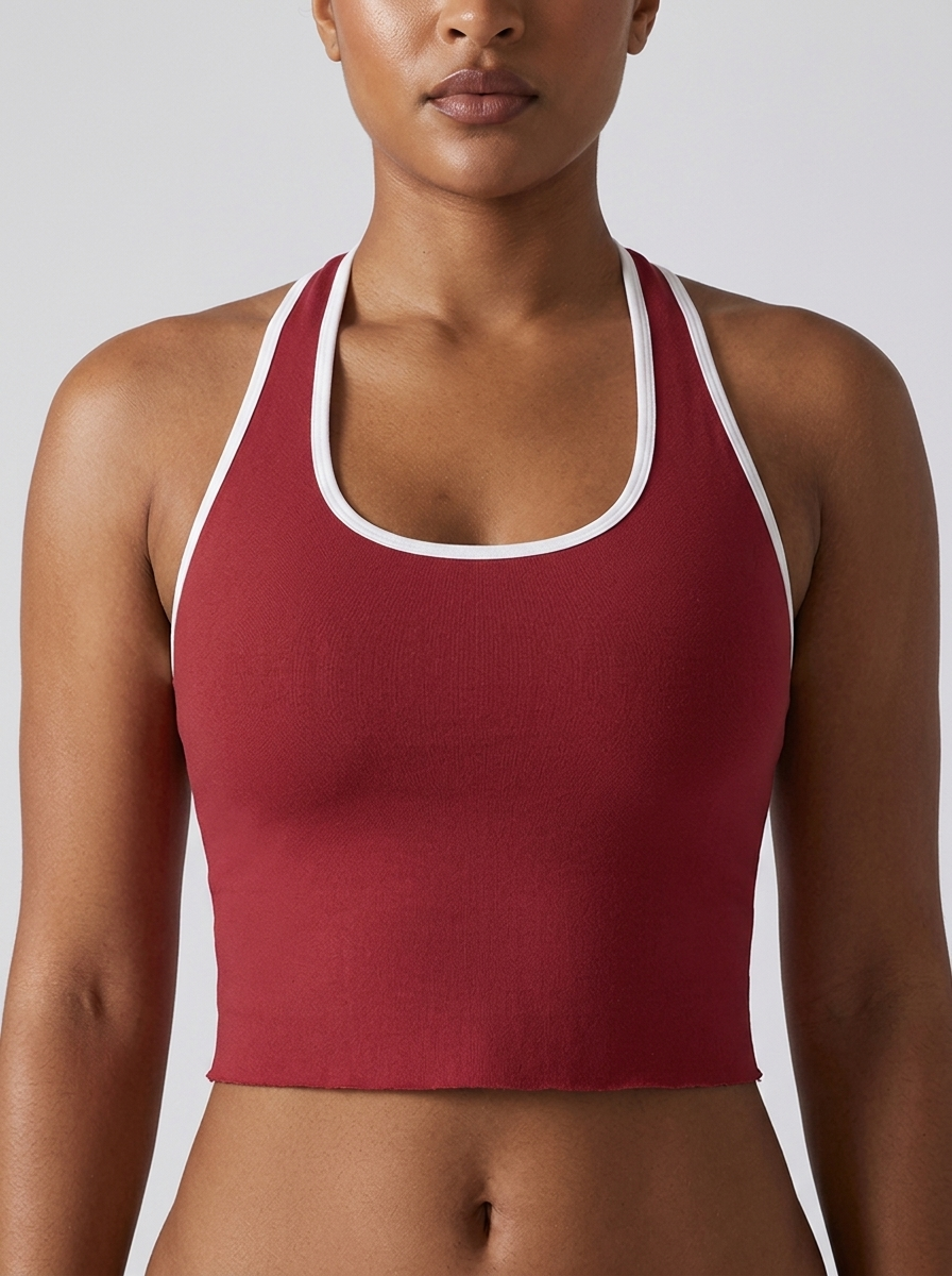 Dejomi Pure Wave Naadloos Vest - Angora Red