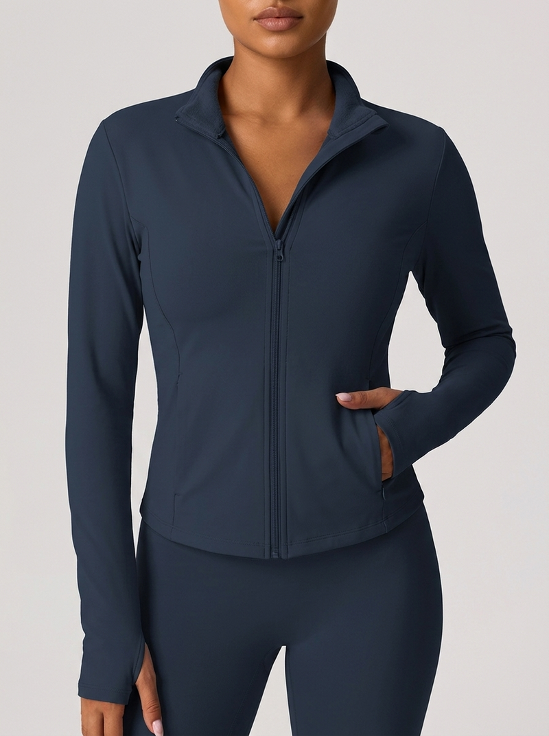Dejomi Storm Cocoon Fleece Jack - Badge Blue