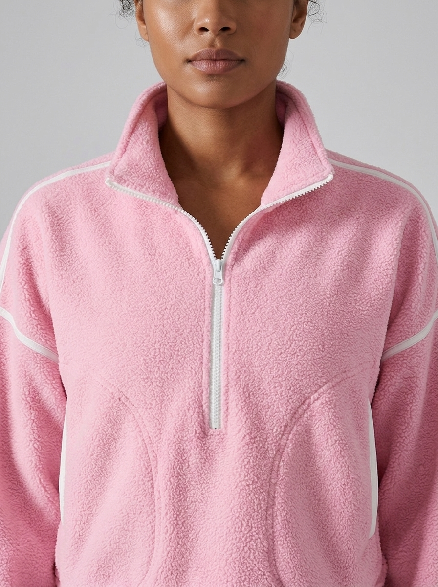 Dejomi Storm Velvet Fleece Jack - Pink